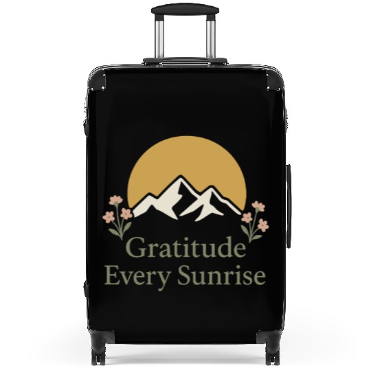 Gratitude Mindfulness Positive Affirmation Daily Suitcases