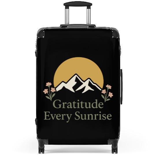 Gratitude Mindfulness Positive Affirmation Daily Suitcases