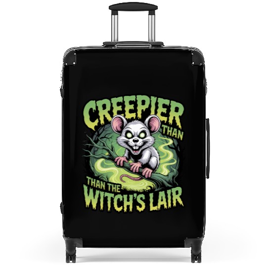 Creeper Mouse in Witch's Lair Design Suitcases