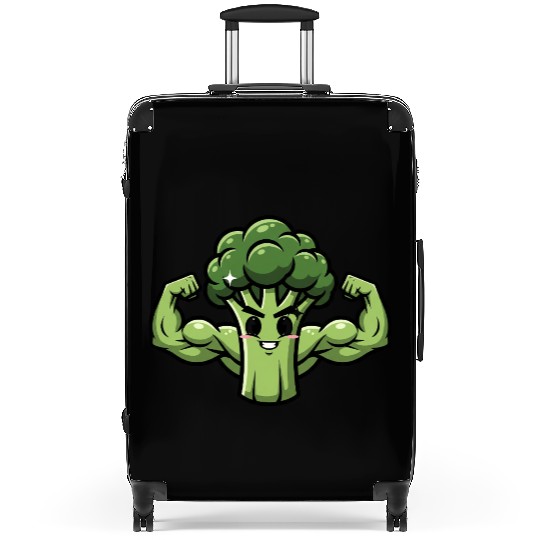 Muscular Broccoli Suitcases