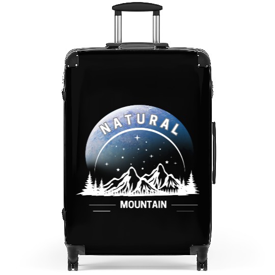 Natural Mountain Wilderness Design Suitcases