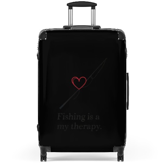 Fishing Heart Therapy Design Suitcases