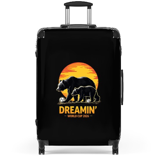 California Dreamin’ – World Cup 2026 Soccer Bear T Suitcases