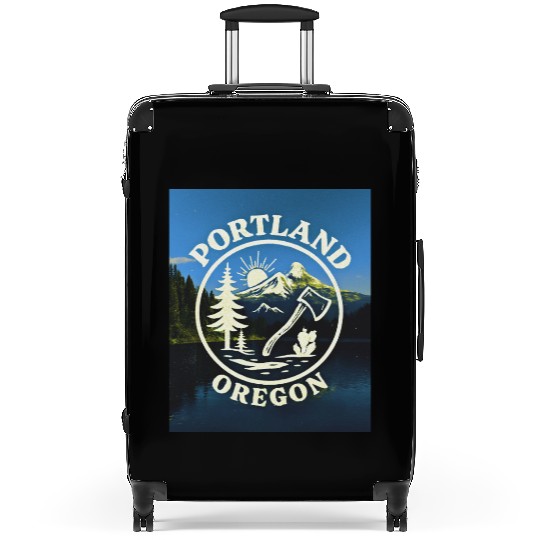 Portland, Oregon (B) Suitcases