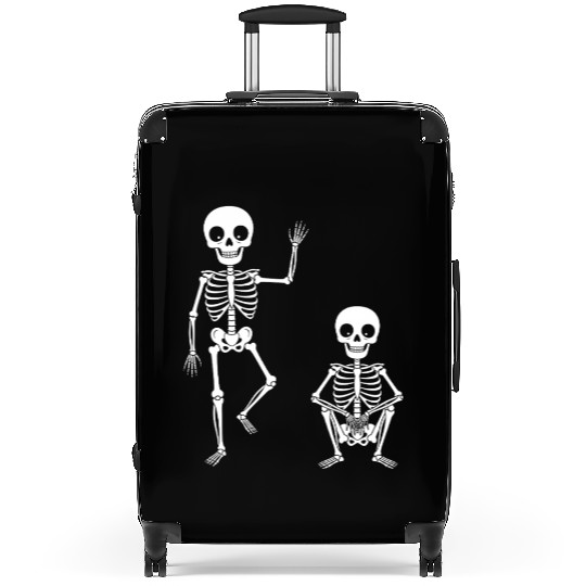 Funny Halloween Skeleton Spooky Season Cute Ghost Suitcases