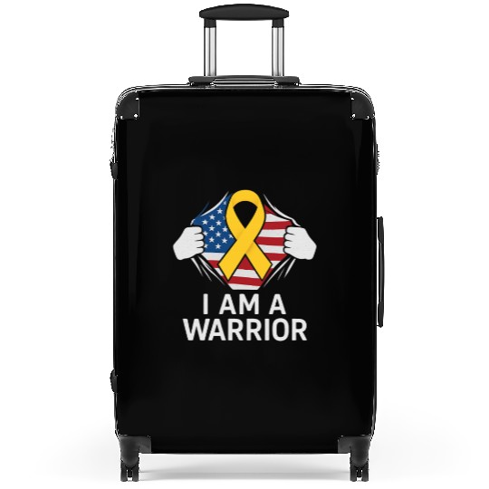 American Warrior of Strength & Awareness Suitcases