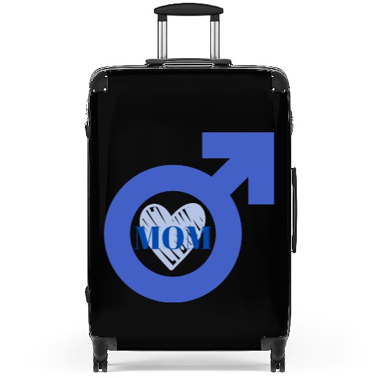 Boy Mom appearal and gifts for proud mom Suitcases