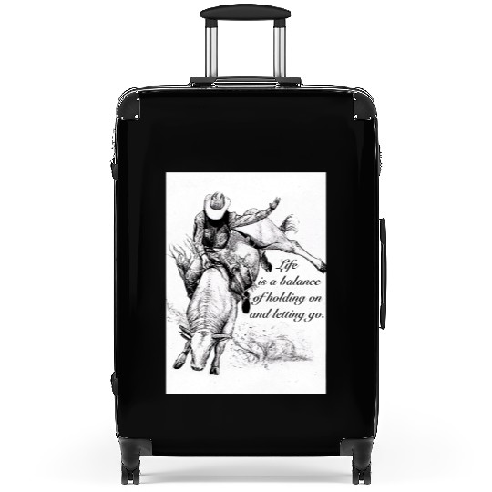 Cowboy Rodeo Rider Inspirational Design Suitcases
