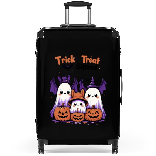 Trick or Treat Squad – Cute Ghosts & Pumpkins Hall Suitcases