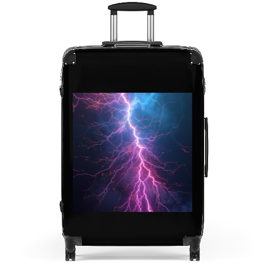 Electric Lightning Storm Suitcases