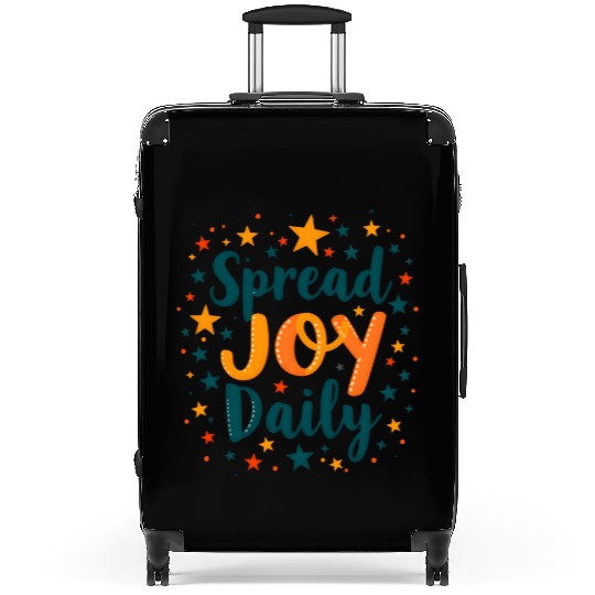 Joyful Spread Celebratory Design Suitcases