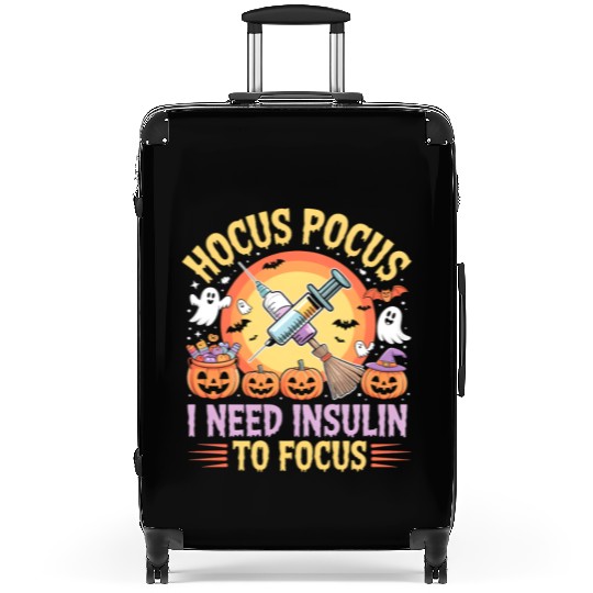 Diabetes Hocus Pocus I Need Insulin to Focus Boys Suitcases