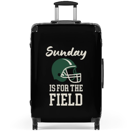 Sunday Football Field Design Suitcases