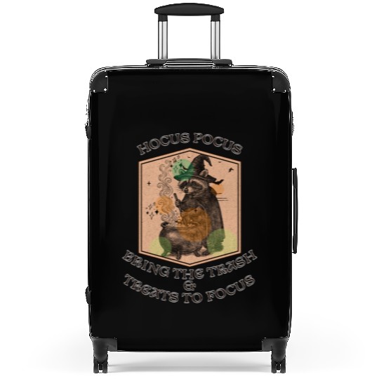 Raccoon Witch - Hocus Pocus  Suitcases