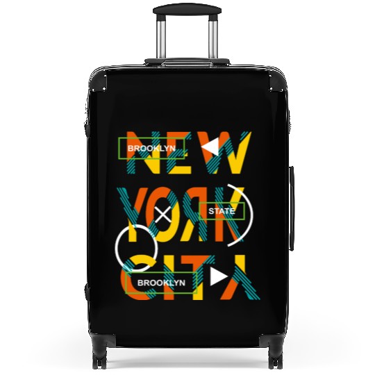 Urban Brooklyn State Love New york city Suitcases