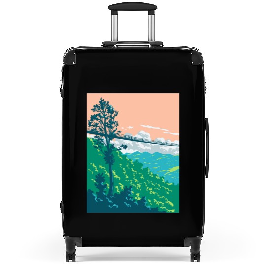 Great Smoky Mountains National Park Gatlinburg WPA Suitcases