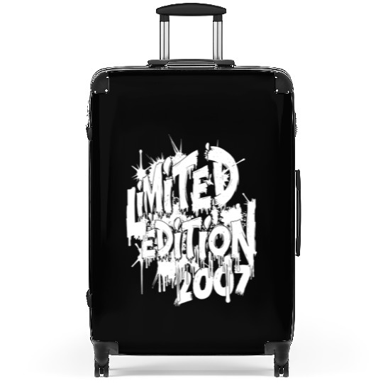 Graffiti Style Art with Edgy 2007 Limited Edition Suitcases