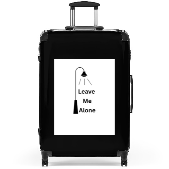 sad lonely quote with a street light               Suitcases