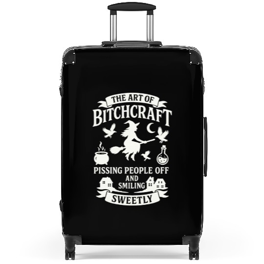 Witchcraft Humor Spell Suitcases