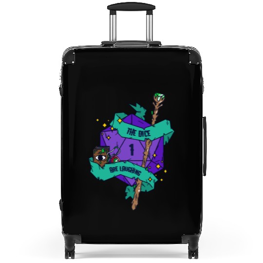 Laughing Dice Wizard Suitcases