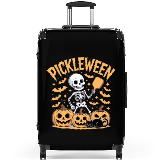 Pickleween Pickleball Halloween Suitcases