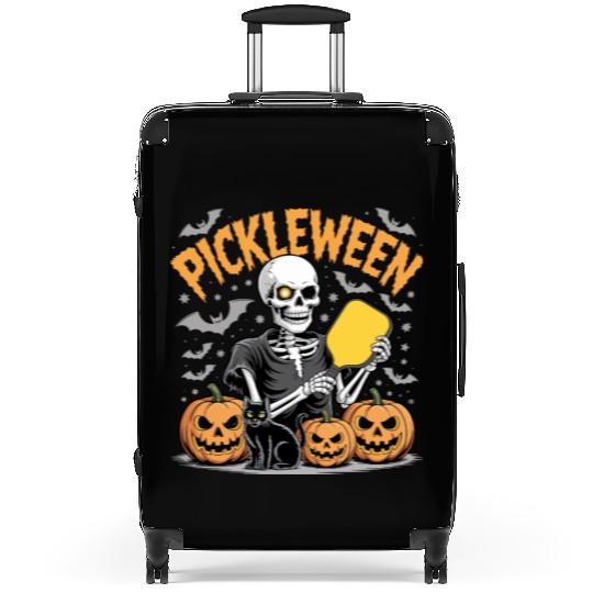 Pickleween Pickleball Player Funny Halloween Suitcases