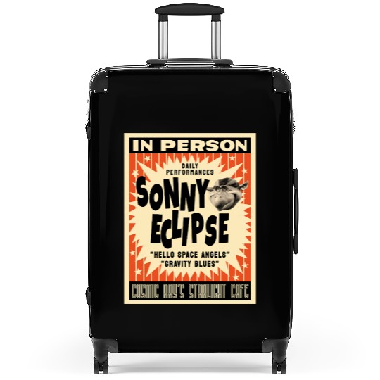Retro Sonny Eclipse Poster Suitcases
