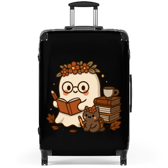 Halloween Ghost Teacher Back to School Reading Suitcases