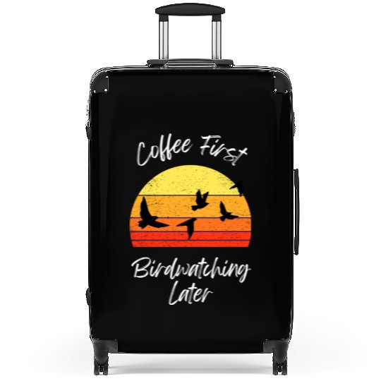 Coffee Fire Birdwatching Sunset Suitcases