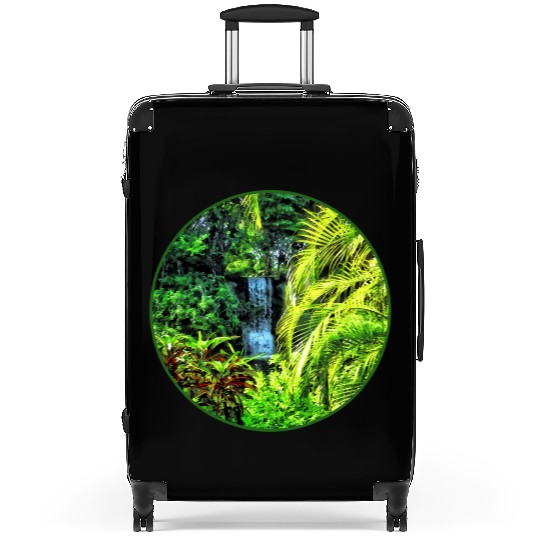 Bahamas - Tropical Waterfall Suitcases