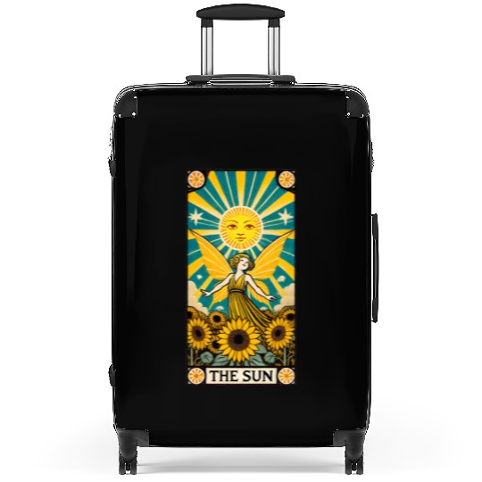 Sun Fairy Tarot Card Design Suitcases