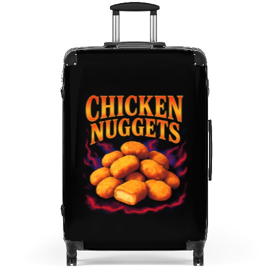 Chicken Nuggets Favorite Food Weird 90s Nuggets Suitcases