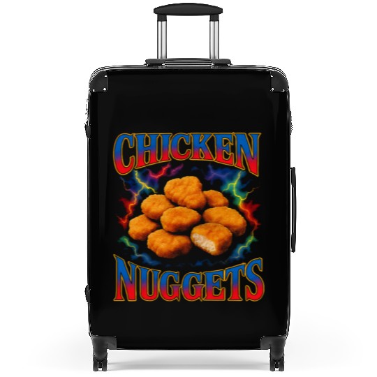 Chicken Nuggets Favorite Food Weird 90s Nuggets Suitcases