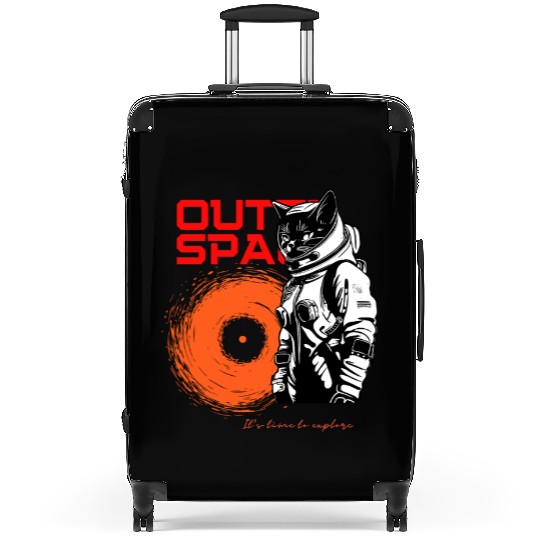 Space Cat Astronaut Adventure Suitcases
