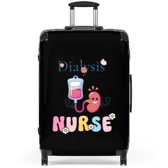 Dialysis Nurse Illustration Suitcases