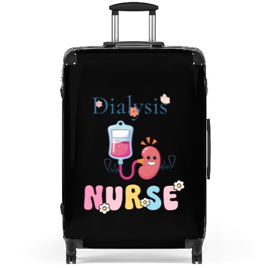 Dialysis Nurse Illustration Suitcases