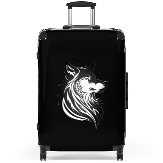My Pack Is Imaginary - Lone Wolf Suitcases