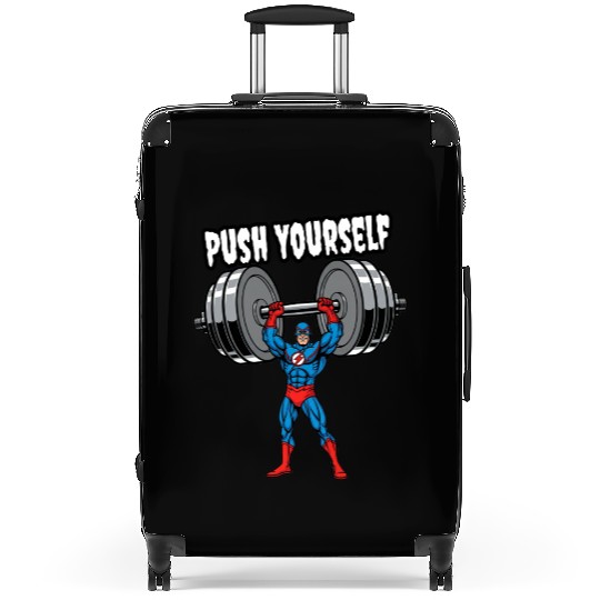 Superhero Push Yourself Gym Suitcases Suitcases