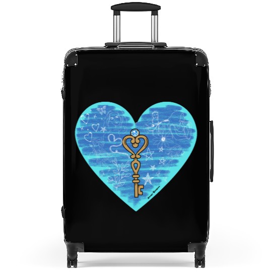 Girlhood in light blue Suitcases