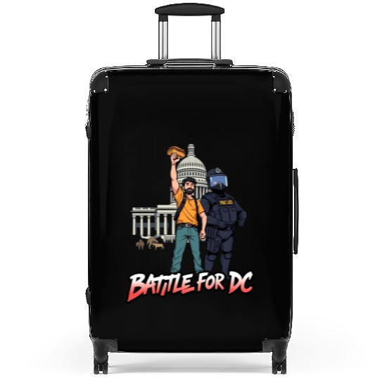 Free DC Sandwich Guy Banksy Style Street Art Suitcases