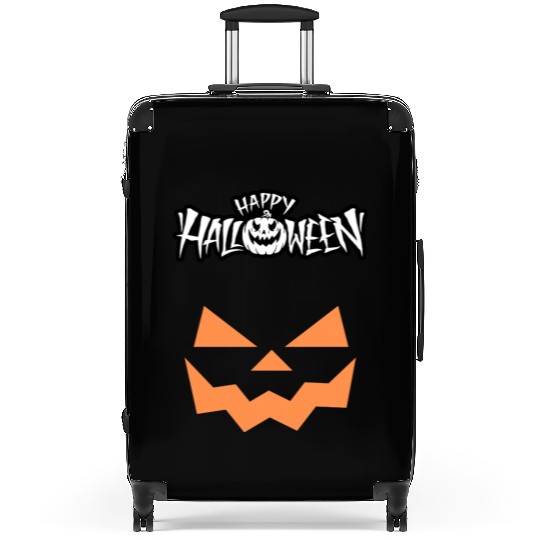 Spooky Jack-O-Lantern Halloween Design Suitcases