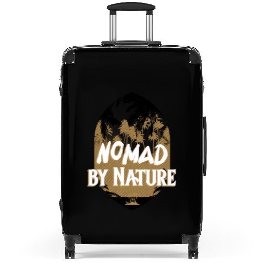 Nomad by Nature Tropical Leaf Design Suitcases