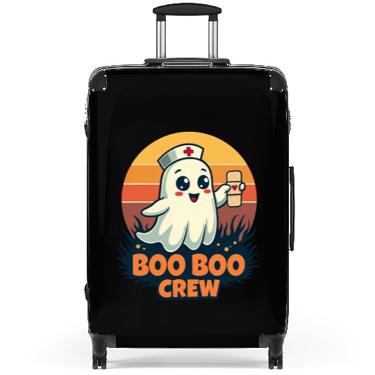 Halloween Boo Boo Crew Cute Ghost Nurse Doctor Suitcases