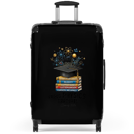 proud physics graduate class of 2026 Suitcases