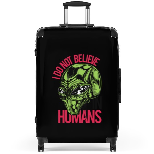 Alien Skull with Mind Control Suitcases