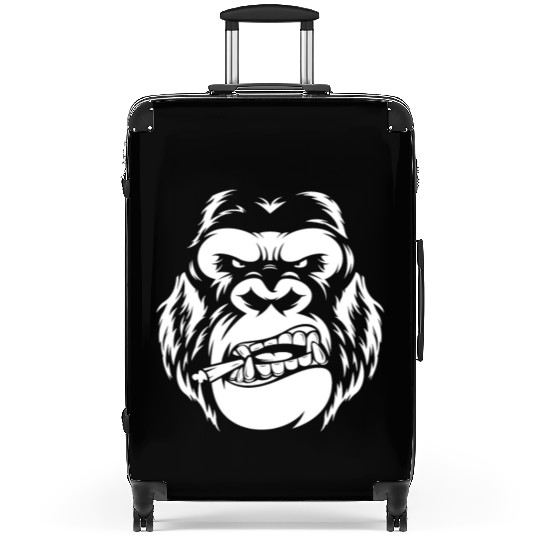 Bold Gorilla Reflection Design Suitcases