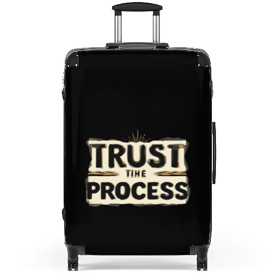 Trust the Process Suitcases