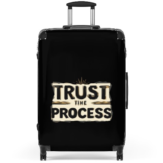 Trust the Process Suitcases
