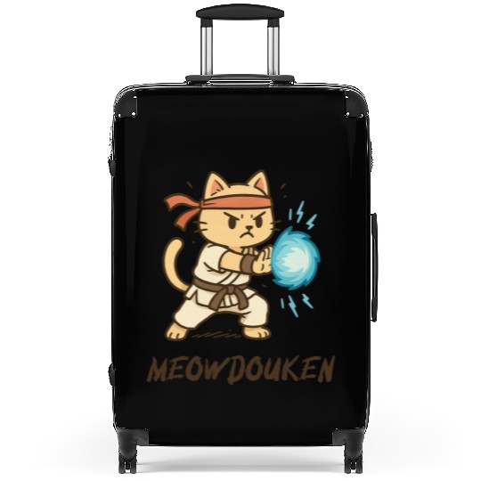 Meowdouken Street Fighter Suitcases