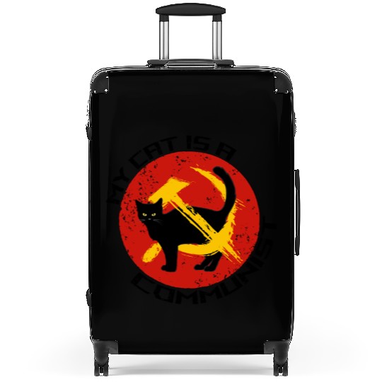 My Cat Is A Communist For Cat Lovers Suitcases